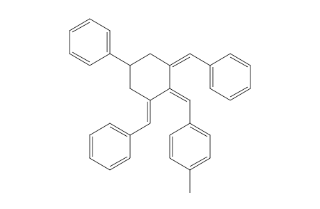 1,3-Bis(benzylidene)-2-(4-methylbenzylidene)-5-phenylcyclohexane