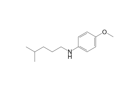 Benzenamine, 4-methoxy-N-(4-methylpentyl)-