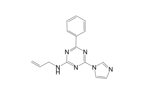 4-(1-imidazolyl)-6-phenyl-N-prop-2-enyl-1,3,5-triazin-2-amine