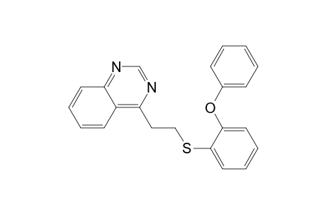 4-[2-[(2-Phenoxyphenyl)thio]ethyl]quinazoline