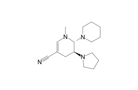 trans-1-Methyl-2-piperidino-3-pyrrolidinyl-1,2,3,4-tetrahydropyridine-5-carbonitrile