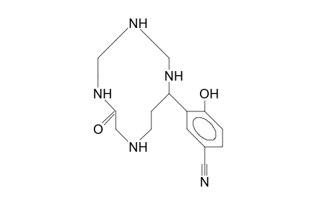 5-(2-Hydroxy-5-cyano-phenyl)-1,4,8,11-tetraaza-cyclotetradecan-7-one