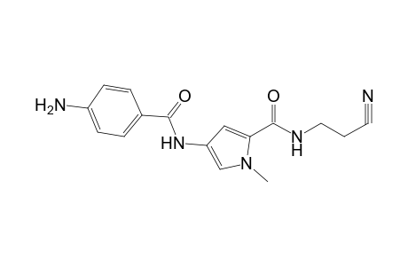3-[4-(4-Aminobenzenecarboxamido)-1-methylpyrrole-2-carboxamido]propiononitrile