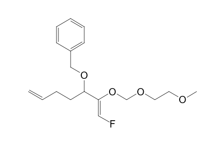 (1Z)-3-Benzyloxy-1-fluoro-2-[(2'-methoxyethoxy)methoxy]hepta-1,6-diene