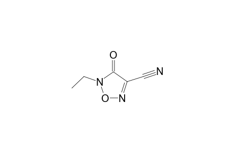 5-ethyl-4-keto-furazan-3-carbonitrile
