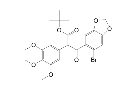 1,3-Benzodioxole-5-propanoic acid, 6-bromo-.beta.-oxo-.alpha.-(3,4,5-trimethoxyphenyl)-, 1,1-dimethylethyl ester