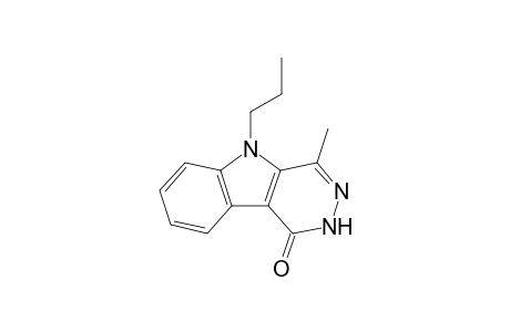 4-Methyl-5-propyl-2,5-dihydro-1H-pyridazino[4,5-b]indol-1-one