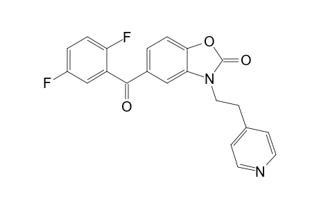 5-(2',5'-Difluorobenzoyl)-N-[(4'-pyridyl)ethyl]-2,3-dihydrobenzoxazol-2-one