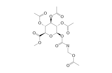 ACETOXY-N-[METHYL-(2,3,4-TRI-O-ACETYL-BETA-D-GLUCOPYRANOSYLOXYCARBONYL)-URONATE]-METHYLAMINE