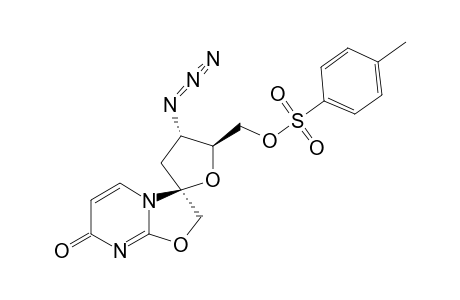 1-[(2,1'-ANHYDRO)-4'-AZIDO-3'-DEOXY-6'-O-(PARA-TOLUENESULFONYL)-BETA-D-PSICOFURANOSYL]-URACIL