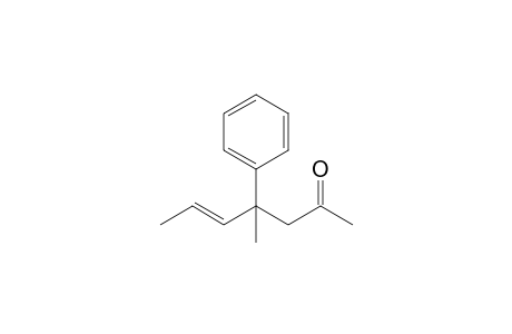 4-Methyl-4-phenylhept-5-en-2-one