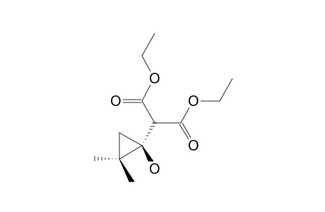 1-[Bis-(ethoxycarbonyl)-methyl]-2,2-dimethylcyclopropanol