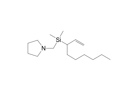Pyrrolidine, 1-[[(1-ethenylheptyl)dimethylsilyl]methyl]-