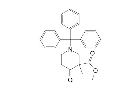 Methyl 4-Oxo-1-triphenylmethyl-3-methyl-3-piperidinecarboxylate