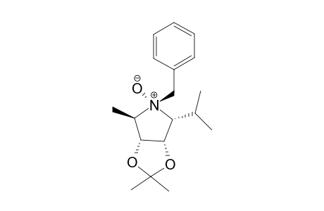 (1S,2S,3R,4S,5R)-N-Benzyl-2-isopropyl-3,4-O-isopropylidenedioxy-5-methylpyrrolidine-N-Oxide