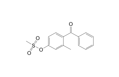 4-Benzoyl-3-methylphenyl methane sulfonate
