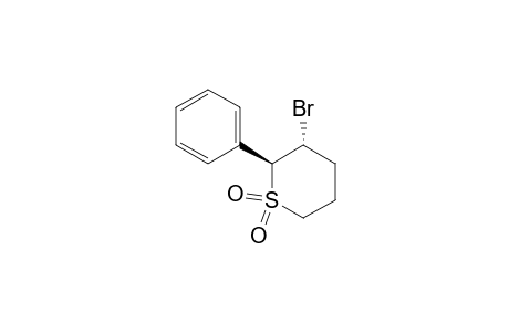 trans-3-Bromo-2-phenyltetrahydro-2H-thiopyran 1,1-dioxide