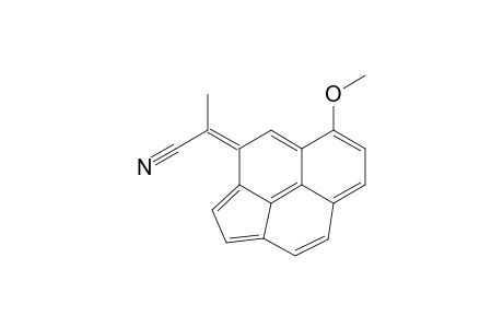 Propanenitrile, 2-(7-methoxy-5H-cyclopenta[cd]phenalen-5-ylidene)-, (E)-