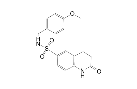 N-(4-methoxybenzyl)-2-oxo-1,2,3,4-tetrahydro-6-quinolinesulfonamide