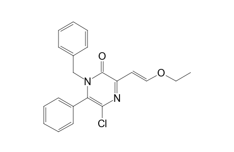 1-Benzyl-5-chloro-3-[(E)-ethoxyethenyl]-6-phenyl-2(1H)-pyrazinone