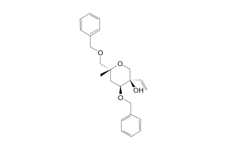 (3R,4S,6R)-3-ethenyl-6-methyl-4-phenylmethoxy-6-(phenylmethoxymethyl)-3-oxanol