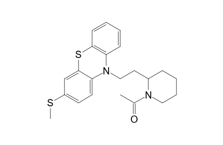 3-Methylthio-N-(2-(N-acetylpiperid-2-yl)ethyl)phenothiazine