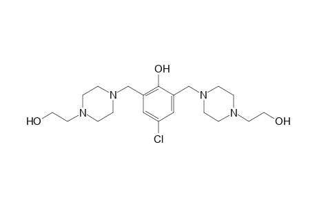 2,6-bis{[4-(2-hydroxyethyl)-1-piperazinyl]methyl}-4-chlorophenol