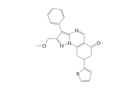 pyrazolo[1,5-a]quinazolin-6(7H)-one, 8,9-dihydro-2-(methoxymethyl)-3-phenyl-8-(2-thienyl)-