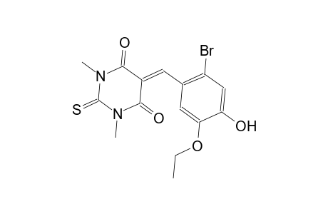 5-(2-bromo-5-ethoxy-4-hydroxybenzylidene)-1,3-dimethyl-2-thioxodihydro-4,6(1H,5H)-pyrimidinedione