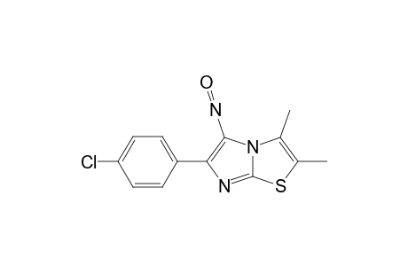 6-(4'-Chlorophenyl)-2,3-dimethyl-5-nitrosomidazo[2,1-b]-[1,3]thiazole