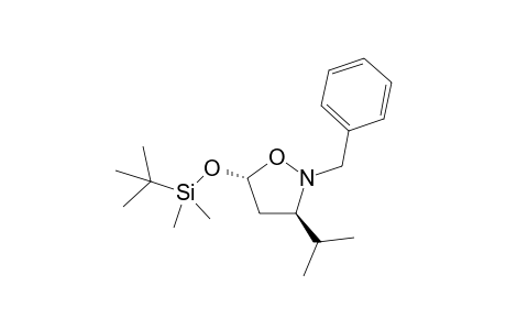(3R,5S)-2-Benzyl-5-(tert-butyl-dimethyl-silanyloxy)-3-isopropyl-isoxazolidine