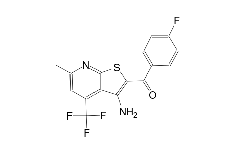 [3-amino-6-methyl-4-(trifluoromethyl)thieno[2,3-b]pyridin-2-yl](4-fluorophenyl)methanone