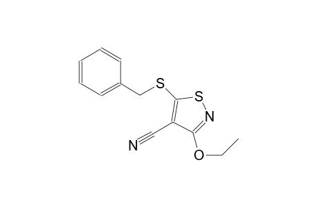 4-isothiazolecarbonitrile, 3-ethoxy-5-[(phenylmethyl)thio]-