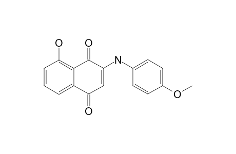 3-N-(4-METHOXYANILINE)-5-HYDROXY-1,4-NAPHTHOQUINONE