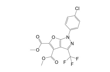Dimethyl 1-(4-chlorophenyl)-3-(trifluoromethyl)-1H-furo[2,3-c]pyrazole-4,5-dicarboxylate