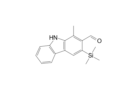 9H-Carbazole-2-carboxaldehyde, 1-methyl-3-(trimethylsilyl)-