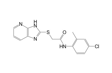 N-(4-chloro-2-methylphenyl)-2-(3H-imidazo[4,5-b]pyridin-2-ylsulfanyl)acetamide