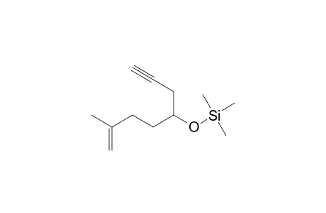 Silane, trimethyl[[4-methyl-1-(2-propynyl)-4-pentenyl]oxy]-