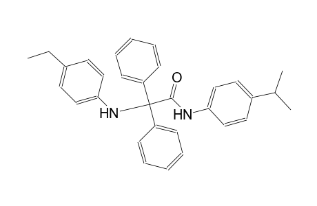 2-(4-ethylanilino)-N-(4-isopropylphenyl)-2,2-diphenylacetamide