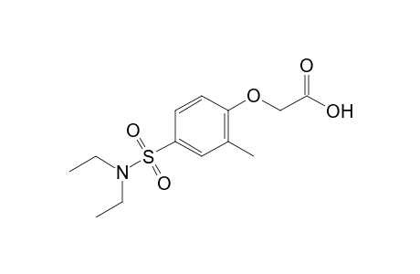 {[4-(diethylsulfamoyl)-o-tolyl]oxy}acetic acid