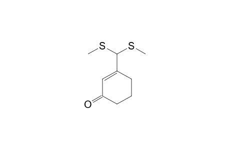 3-(Bismethylsulfanylmethyl)cyclohex-2-enone