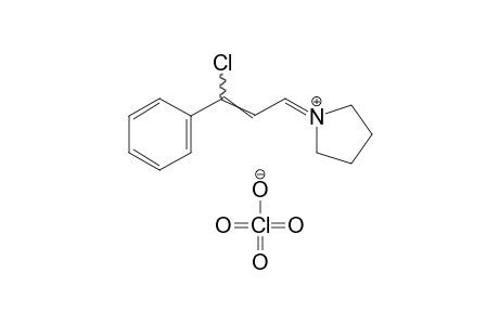 1-(gamma-chlorocinnamylidene)pyrrolidinium perchlorate