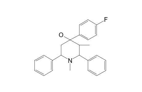 4-(4-Fluorophenyl)-1,3-dimethyl-2,6-diphenylpiperidin-4-ol