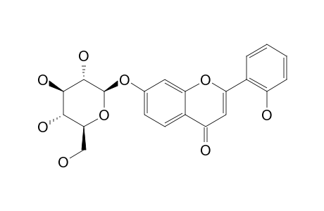 MACROPHYLLOSIDE;2'-HYDROXY-7-O-BETA-D-GLUCOPYRANOSYLOXYFLAVONE