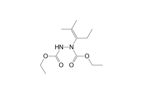 1,2-Hydrazinedicarboxylic acid, 1-(1-ethyl-2-methyl-1-propenyl)-, diethyl ester