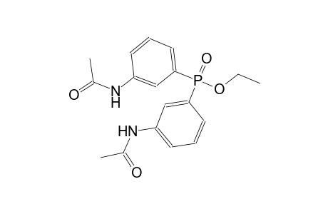ethyl bis[3-(acetylamino)phenyl]phosphinate