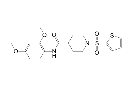 N-(2,4-dimethoxyphenyl)-1-(2-thienylsulfonyl)-4-piperidinecarboxamide