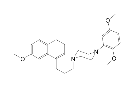 1-(2,5-Dimethyoxyphenyl)-4-[3-(1,2-dihydro-6-methoxynaphthalen-4-yl)-n-propyl]piperazine