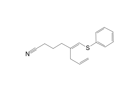 2-(3'-cyanopropyl)-1-phenylthiopenta- 1(Z),4-diene