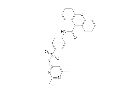 N-(4-{[(2,6-dimethyl-4-pyrimidinyl)amino]sulfonyl}phenyl)-9H-xanthene-9-carboxamide